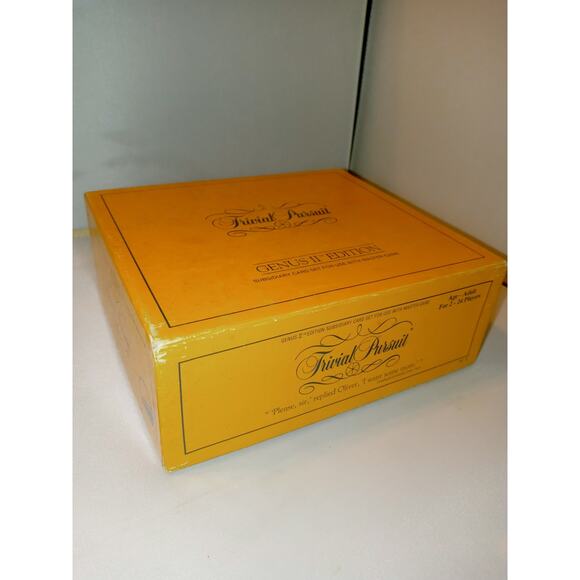TRIVIAL PURSUIT Genus II Edition Subsidiary Card set For use w/Master Game - Picture 4 of 8